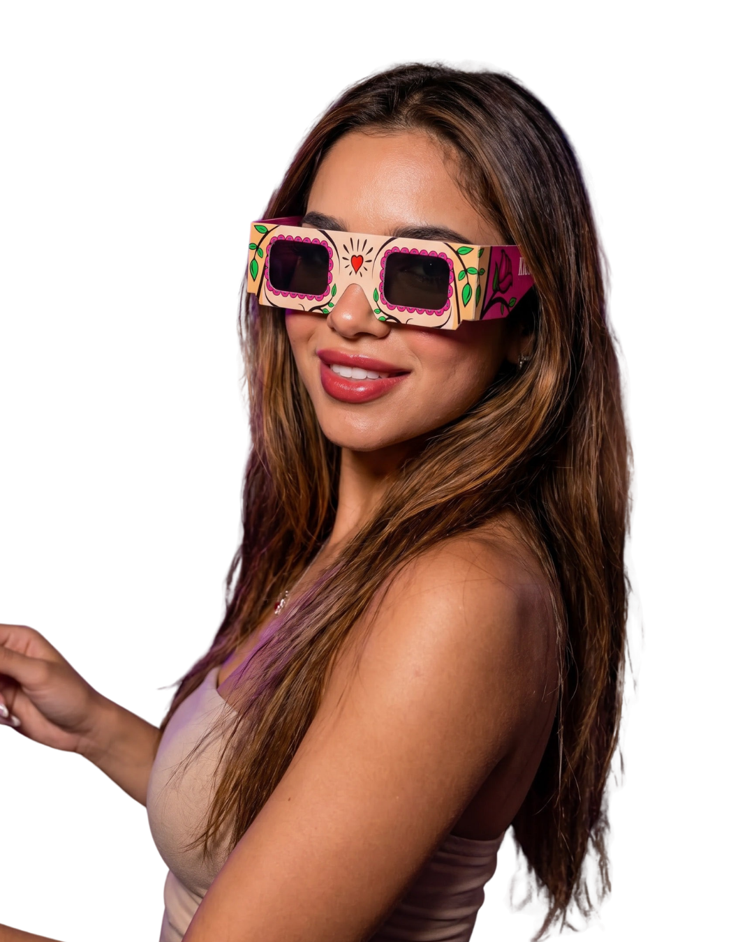 Modelo con gafas Kick The Rules